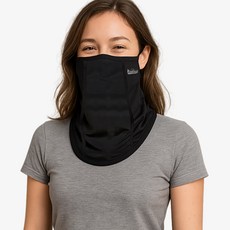 Baroin Pro World Cup Baroin 運動防曬口罩, 黑色, 1個