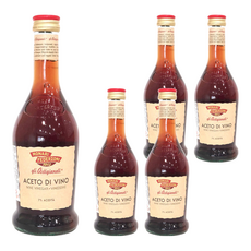 모나리 페데르조니 레드 와인 비네가, 500ml, 5개