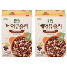 풀무원 베어 뮤즐리 코코아&바나나 시리얼, 300g, 2개