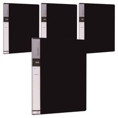 Wiz Office PP 彩色索引文件夾 A3 20頁, 黑色, 4個