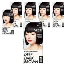 꽃을든남자 CS먹물 프리미엄 헤어 칼라크림, N2(30)진한흑갈색, 6개