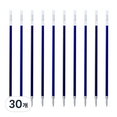 제브라 리필 4C 볼펜심 0.7mm, 블루, 30개