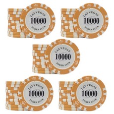 Dasadotcom 拉斯維加斯黏土撲克籌碼 10000, 50個, 混合顏色