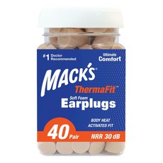 MACK'S ThermaFit 柔軟泡棉耳塞 40對, 1個, 80入