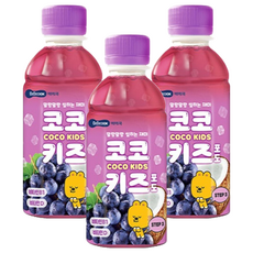 베베쿡 코코키즈 포도, 220ml, 3개