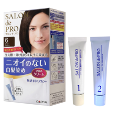 DARIYA 塔莉雅 SALON de PRO 無味型染髮劑, 6號 暗褐色, 1盒