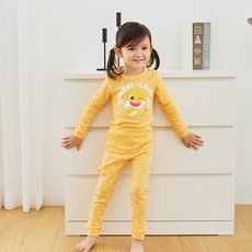 베이비앤아이 핑크퐁 아동용 아기상어 긴팔 상하 세트