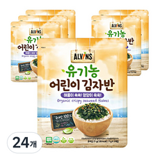 ALVINS 愛彬思 兒童海苔酥, 海鮮味, 21g, 24個