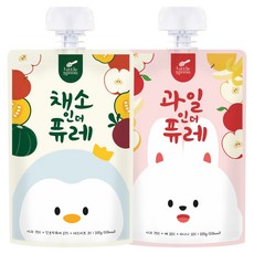 Little Spoon 水果果泥 100g + 蔬菜果泥 100g 套裝, 1套, 水果+蔬菜