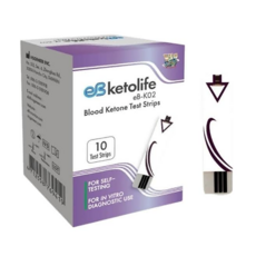 eBmonitor 醫必 暐世 血酮試紙 LK-01, 10片, 1組