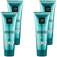 미쟝센 스타일케어 헤어젤 슈퍼하드, 200ml, 4개