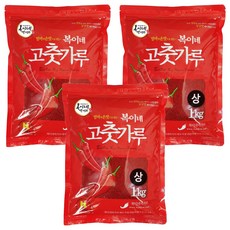복이네먹거리 중국산고춧가루 상 보통맛 찜용, 1kg, 3개