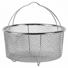 日本 SP SAUCE 304不銹鋼 蒸煮炸料理籃 細密網孔 帶手提握把, 1個