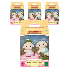 EPOCH Sylvanian Families 森林家族 芙蘿拉兔雙胞胎公仔套組 5737, 4套