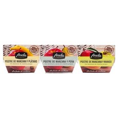 Anela 鮮果泥3款組, 芒果口味 + 香蕉口味 + 水梨口味, 600g, 1組