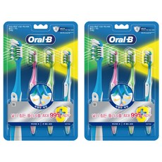 오랄비 크로스액션 플라그가드 40모 칫솔, 3개입, 2개