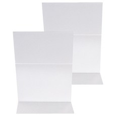 10-TEN授權商品 壓克力展示立牌 A5 L型直立式 2入裝, 1組