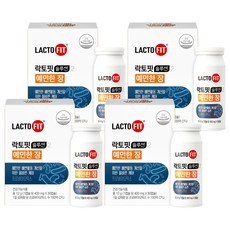 Chong Kun Dang 鍾根堂 LACTO-FIT Solution 2 敏感腸道益生菌, 30錠, 4個