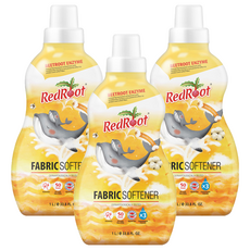 레드루트 유아 섬유유연제 바닐라코튼향 플러스 본품, 1L, 1개입, 3개