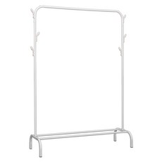 dayneeds 日需百備 輕質生活ㄇ型落地曬衣架 單桿 吊衣架 收納架 掛衣架 衣櫥架 SBF-105WH-1, 白色