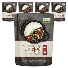 Chilkab Nongsan 即食韓式豬肉炸醬, 180g, 5個