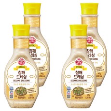 오뚜기 참깨 드레싱, 245g, 4개