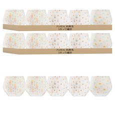PUREAL 純真兔 6層一體學習褲 40g, 竹纖款, 10件