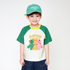 WALTONKIDS 兒童透氣三隻熊拉格蘭T恤