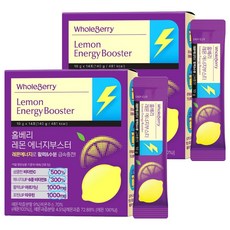 홀베리 레몬 에너지부스터, 140g, 2개