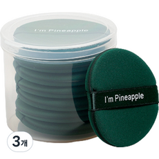 아름트리 컬러풀 클래식 퍼프 7p, 그린, 3개