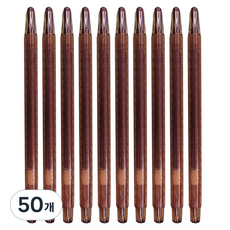 Mungudam 迷你旋轉彩色鉛筆 棕色, 50個, 1色