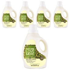 Nature Love Mere綠豆嬰兒衣物柔順劑, 1.8L, 5個