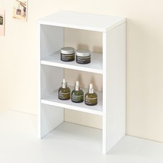 양지가구 양발이 선반, 백색, 3단
