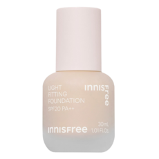 INNISFREE 台灣公司貨 輕薄透服貼粉底液 SPF20 PA++ 30ml, 1個, 23N
