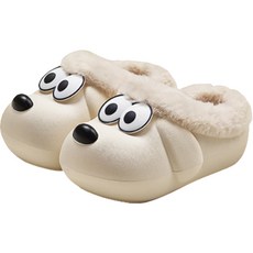 Tablier 孩童小狗造型內刷毛室內鞋