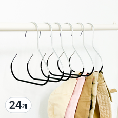 Jyulhome 不鏽鋼防滑帽架, 24個, 黑色