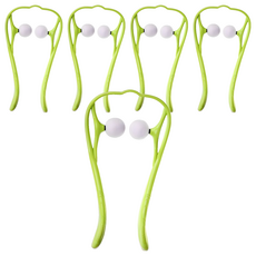 收納高爾夫球頸肩部按摩器, 5個, 綠色