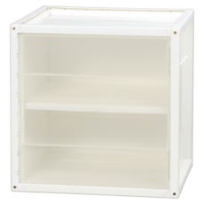 SHUTER 樹德 悠活置物箱 KD-2936A, 1層, 白色 + 透明色