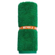 RemyJ 樹紋滾邊頂級莫代爾天絲40支紗擦手巾 70g, 1個, 綠色