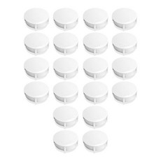 마그피아 칼라원형 자석홀더 무광 대, 백색, 20개