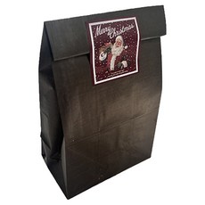 TINA PICNIC 角底袋 30入 + 聖誕包裝貼紙 紅色聖誕老人 30入組合, 1套