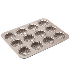 CHEFMADE 學廚 12連 不沾 瑪德蓮蛋糕模 WK9316, 1個