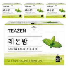 티젠 레몬밤 허브차, 1.2g, 20개입, 4개