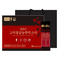 Jungwonsam 6年根高麗紅蔘精華飲 30條入+購物袋, 300g, 1組