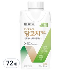 종근당건강 닥터케어 당코치 제로, 200ml, 72개
