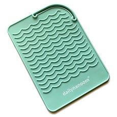 일상나눔 데임 방지 실리콘 고데기 패드, 민트