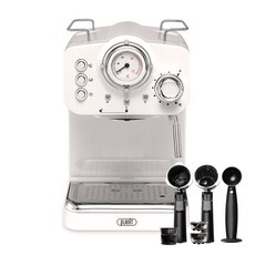 pLAniT 義式咖啡機 2合1, 白色, PCM-F15W (白色)