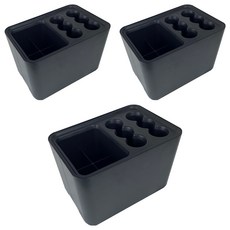 O.Laple 玄關門現代雨傘架 10孔, 黑色, 3個