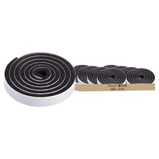 iRoom 優倍適 自黏型門窗泡棉隔音密封條 100cm, 8組, 灰色