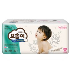 BOSOMI 棉質褲型尿布 女童款, 特大號 (XL), 30張